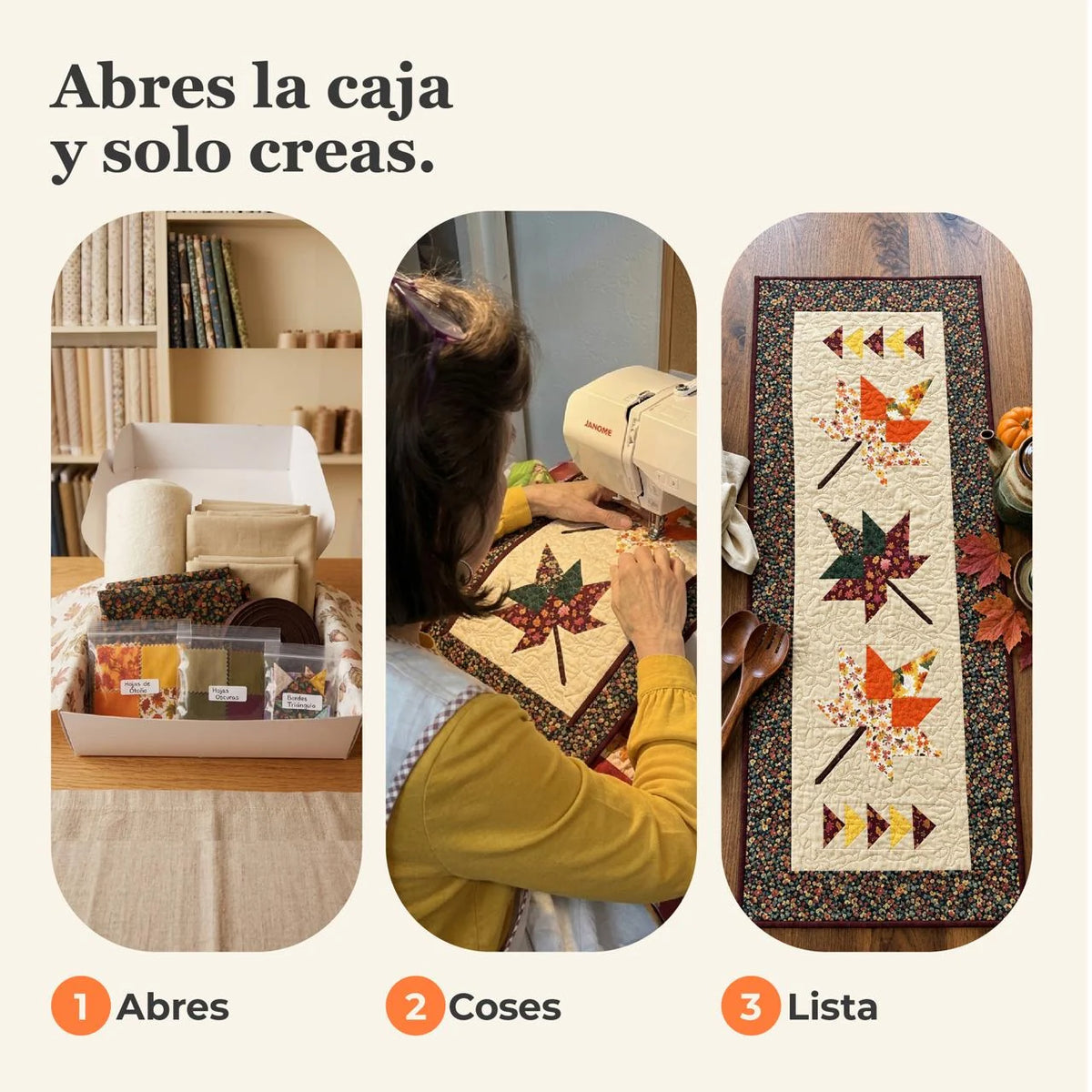 Kit de Patchwork · Camino de Mesa Otoñal Limited Edition