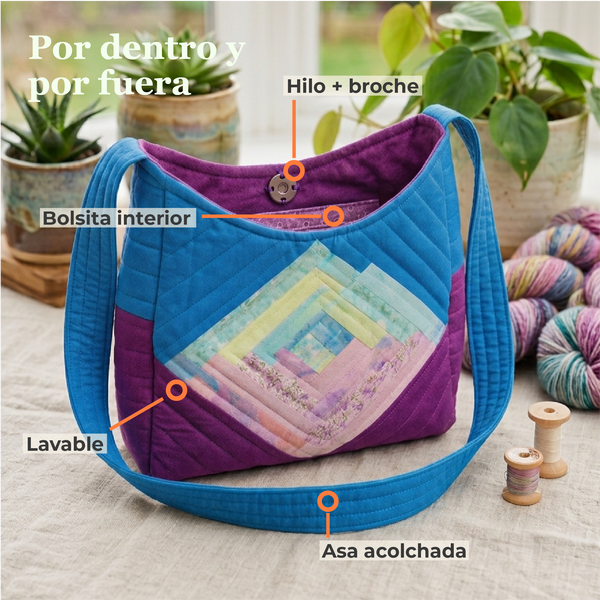 Kit Bolsa de Patchwork